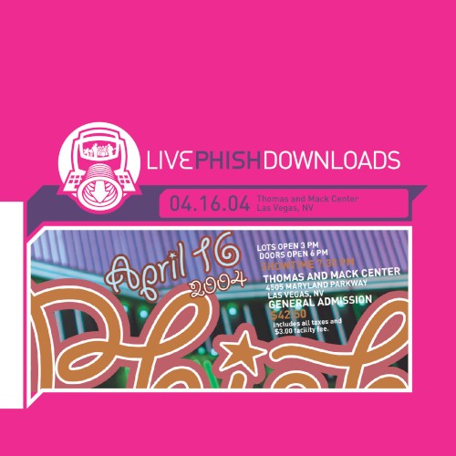Phish 的 2004-04-16: Thomas & Mack Center, Las Vegas, NV, USA 專輯 封面