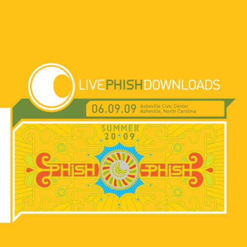 Cover-Artwork für das Album 2009‐06‐09: Asheville Civic Center, Asheville, NC, USA von Phish