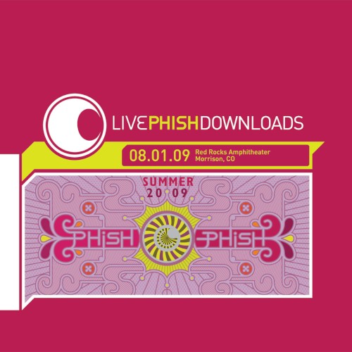 Cover-Artwork für das Album 2009-08-01: Red Rocks Amphitheatre, Morrison, CO, USA von Phish