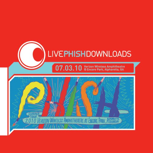 2010-07-03: Verizon Wireless at Encore Park, Alpharetta, GA, USA by Phish album cover art