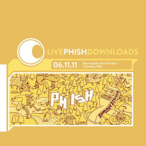 Cover-Artwork für das Album 2011-06-11: Merriweather Post Pavilion, Columbia, MD, USA von Phish