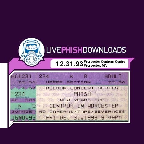 1993-12-31: Worcester Centrum Centre, Worcester, MA, USA by Phish album cover art