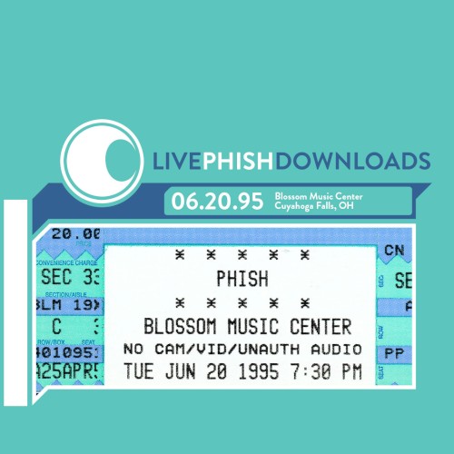1995‐06‐20: Blossom Music Center, Cuyahoga Falls, OH, USA by Phish album cover art