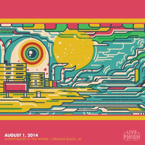 2014‐08‐01: The Amphitheater at The Wharf, Orange Beach, AL, USA by Phish album cover art