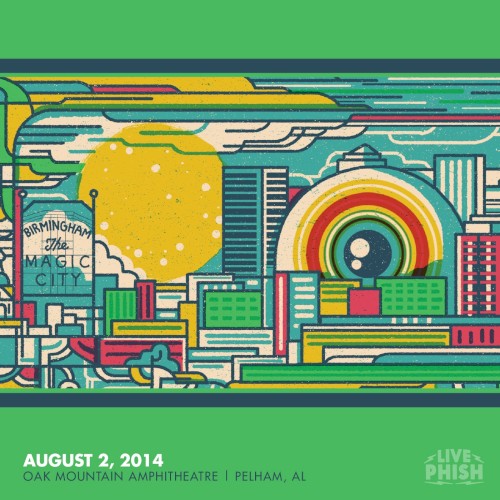 Phish 的 2014‐08‐02: Oak Mountain Amphitheatre, Pelham, AL, USA 专辑封面