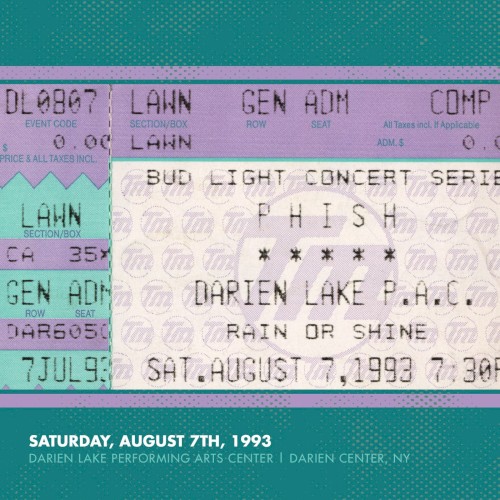 1993‐08‐07: Darien Lake Performing Arts Center, Darien Center, NY, USA by Phish album cover art