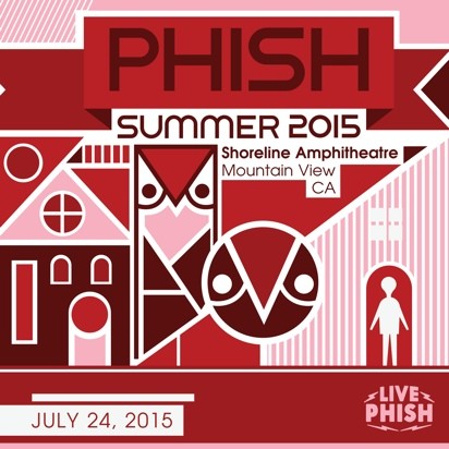 Phish 的 2015-07-24: Shoreline Amphitheater, Mountain View, CA, USA 專輯 封面