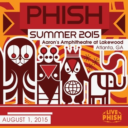 Pochette de 2015-08-01: Aaron’s Amphitheatre at Lakewood, Atlanta, GA, USA par Phish (album)