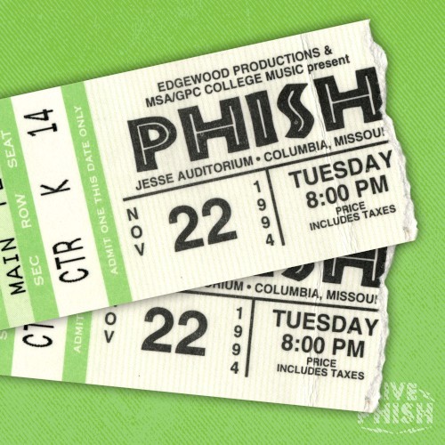 Portada del álbum 1994‐11‐22: Jesse Auditorium – University of Missouri Columbia, MO, USA de Phish