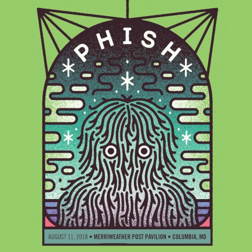 Phish 的 2018-08-11: Merriweather Post Pavilion, Columbia, MD, USA 專輯 封面
