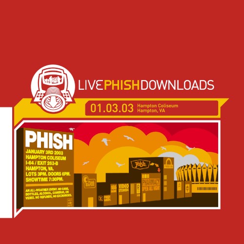 Cover-Artwork für das Album 2003‐01‐03: Hampton Coliseum, Hampton, VA, USA von Phish