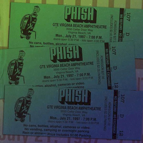 Cover-Artwork für das Album 1997‐07‐21: GTE Virginia Beach Amphitheatre, Virginia Beach, VA von Phish