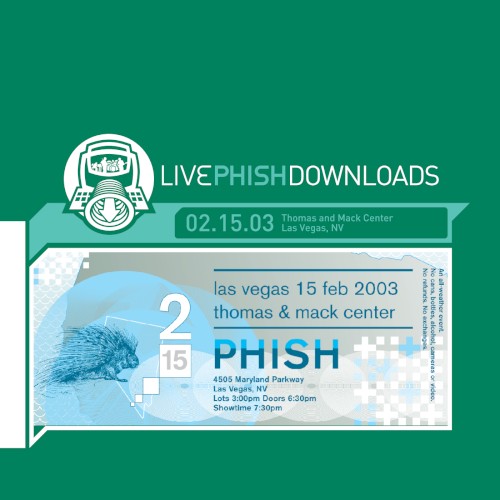 Cover-Artwork für das Album 2003‐02‐15: Thomas & Mack Center, Las Vegas, NV, USA von Phish