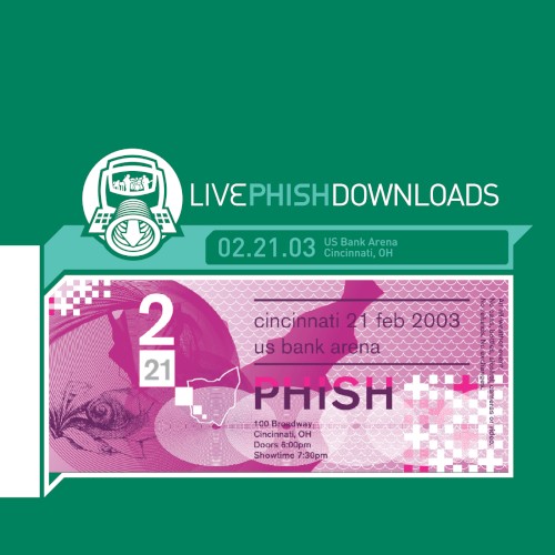 Cover-Artwork für das Album 2003‐02‐21: US Bank Arena, Cincinnati, OH, USA von Phish
