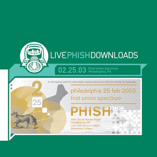Phish 的 2003-02-25: First Union Spectrum, Philadelphia, PA, USA 專輯 封面