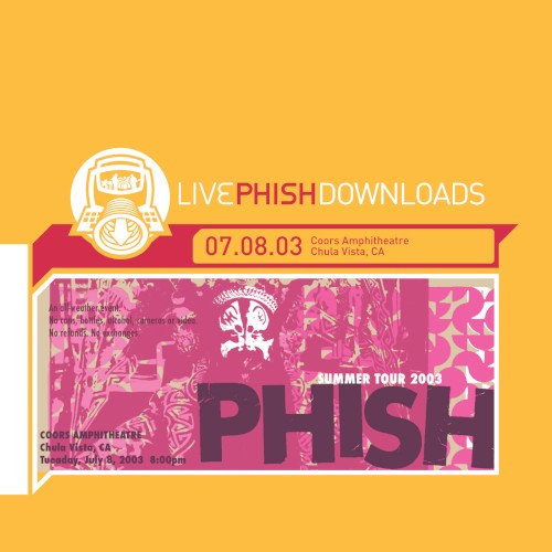 Phish 的 2003-07-08: Coors Amphitheatre, Chula Vista, CA, USA 专辑封面
