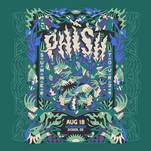 Cover-Artwork für das Album 2024-08-18: Mondegreen, The Woodlands, Dover, DE, USA von Phish