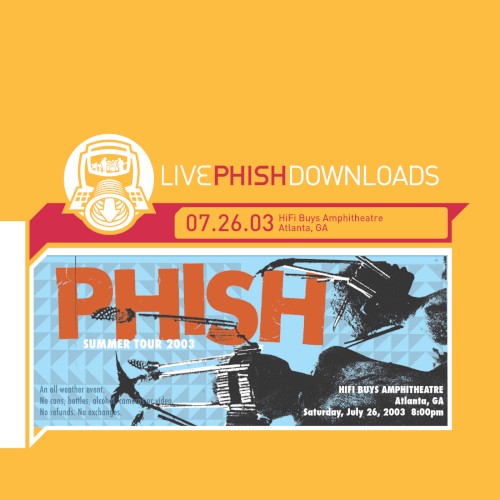 Cover-Artwork für das Album 2003‐07‐26: HiFi Buys Amphitheatre, Atlanta, GA, USA von Phish