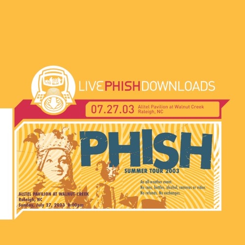 Pochette de 2003-07-27: ALLTEL Pavilion, Raleigh, NC, USA par Phish (album)