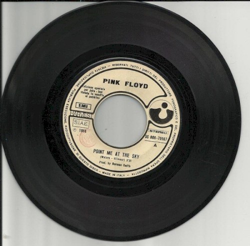Portada del sencillo Point Me at the Sky / 48 Crash de Pink Floyd
