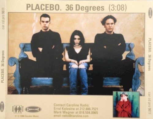 36 Degrees by Placebo single cover art