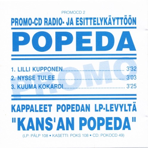 Portada del sencillo Lilli Kupponen de Popeda