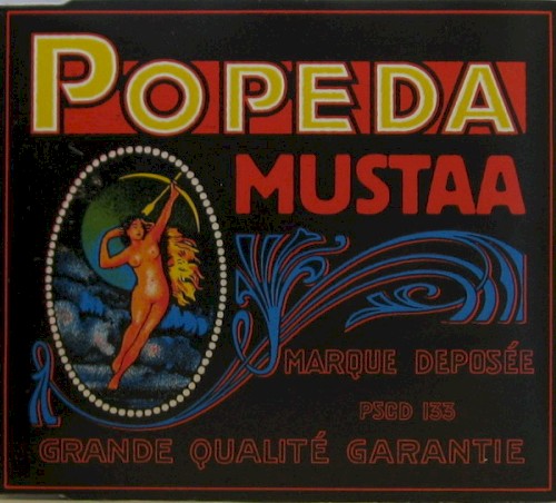 Portada del sencillo Mustaa de Popeda