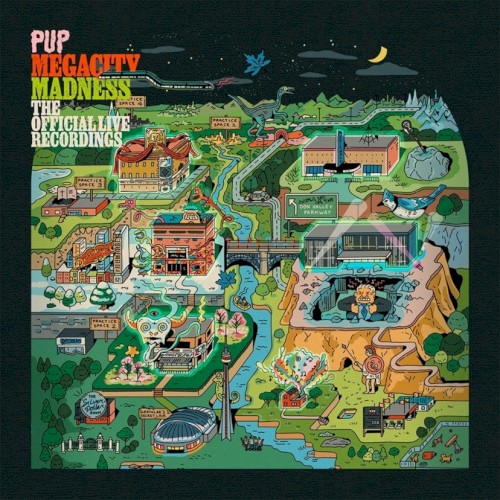 PUP 的 Megacity Madness (The Official Live Recordings) 專輯 封面