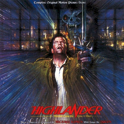 Highlander by Queen album cover art