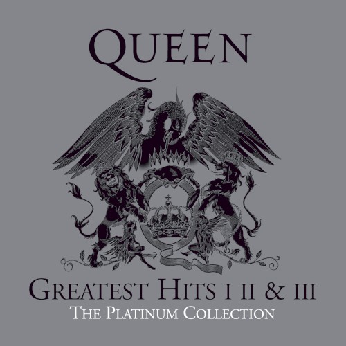 Greatest Hits I, II & III: The Platinum Collection by Queen album cover art
