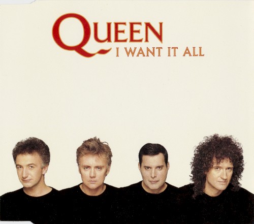 Cover-Artwork für die Single I Want It All von Queen