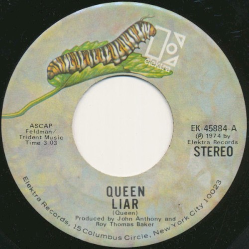 Liar by Queen single cover art