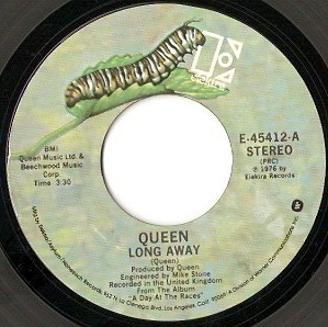 Long Away by Queen single cover art