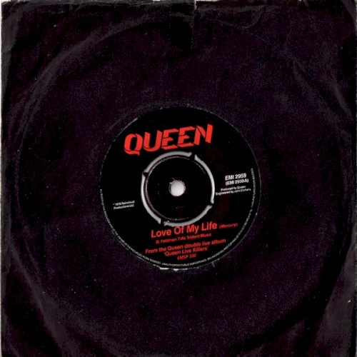 Portada del sencillo Love of My Life de Queen