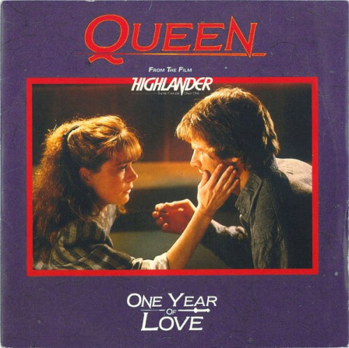Portada del sencillo One Year of Love de Queen