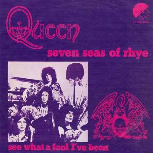Portada del sencillo Seven Seas of Rhye de Queen