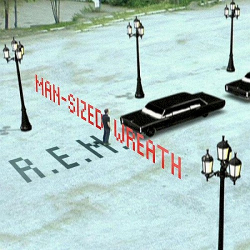 Portada del sencillo Man-Sized Wreath de R.E.M