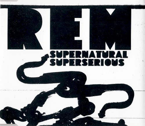 Supernatural Superserious by R.E.M single cover art