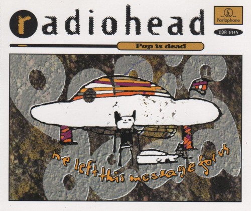 Portada del sencillo Pop Is Dead de Radiohead