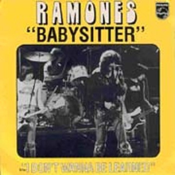 No / Babysitter by Ramones single cover art