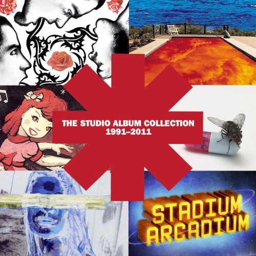 The Studio Album Collection 1991–2011 by Red Hot Chili Peppers album cover art