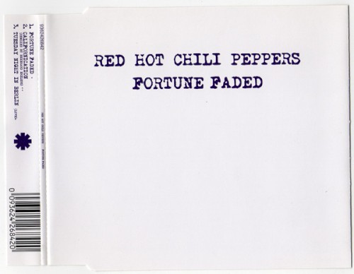 Pochette de Fortune Faded par Red Hot Chili Peppers (single)