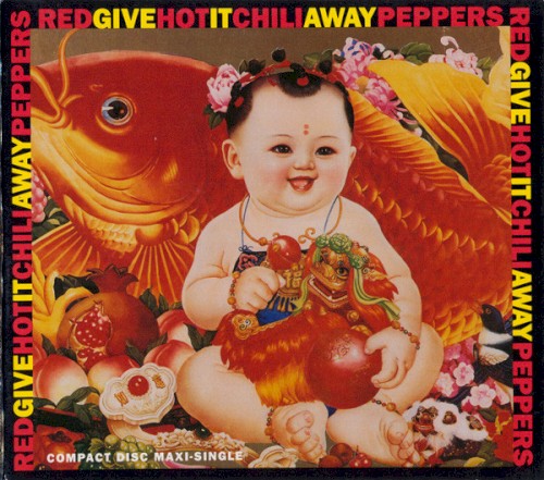 Portada del sencillo Give It Away de Red Hot Chili Peppers