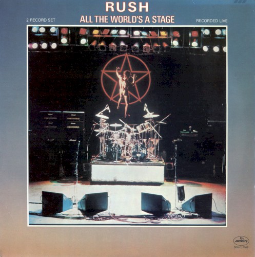 All the World’s a Stage by Rush album cover art