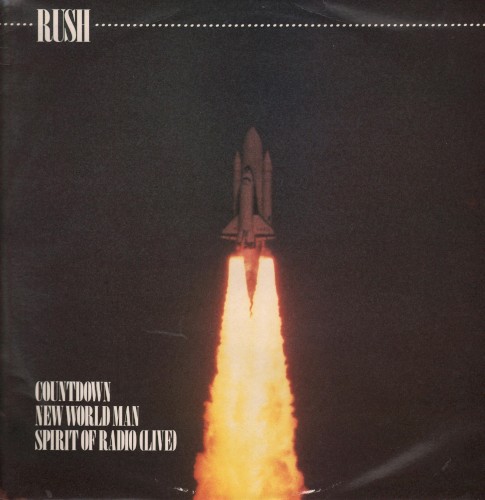 Portada del sencillo Countdown de Rush