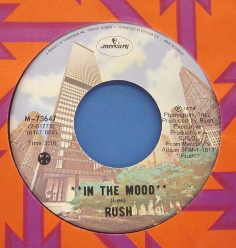 Pochette de In the Mood par Rush (single)