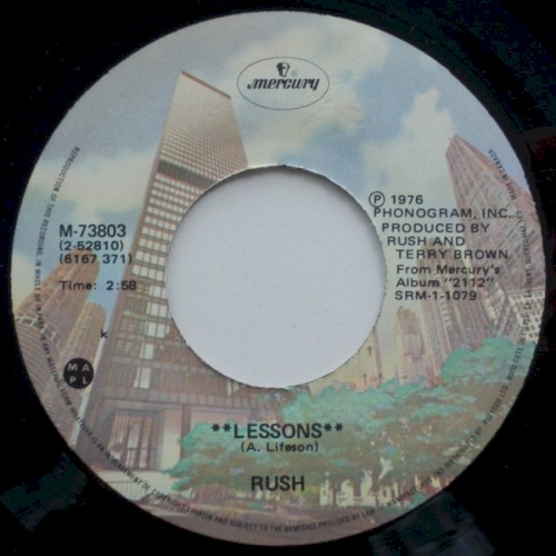 Pochette de The Twilight Zone par Rush (single)