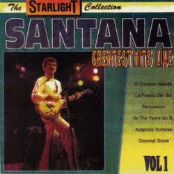 Greatest Hits Live, Vol. 1 by Santana album cover art