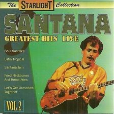 Greatest Hits Live, Vol. 2 by Santana album cover art