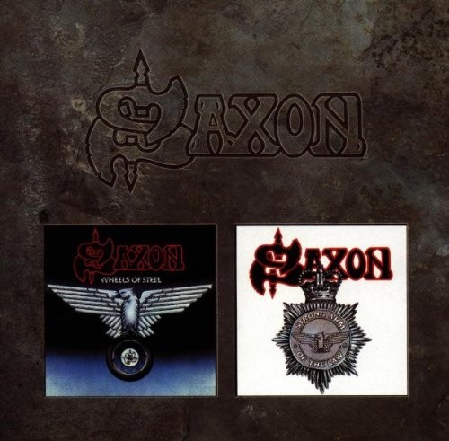 Cover-Artwork für das Album Wheels of Steel / Strong Arm of the Law von Saxon